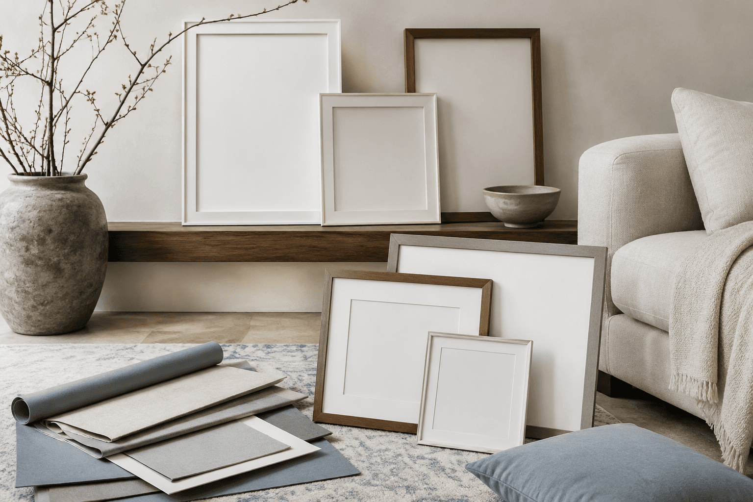 Gallery Starter Bundle styled in a home setting