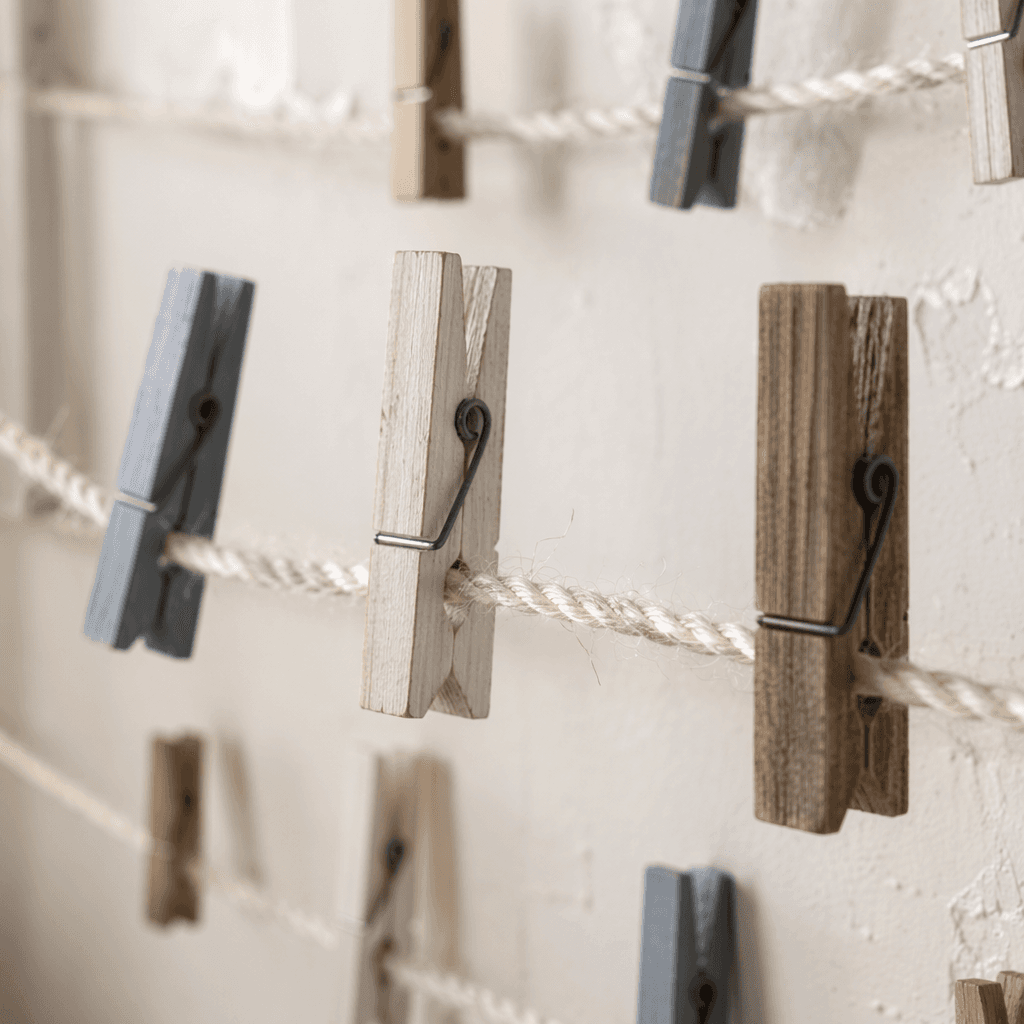 Photo Clip Garland material and detail