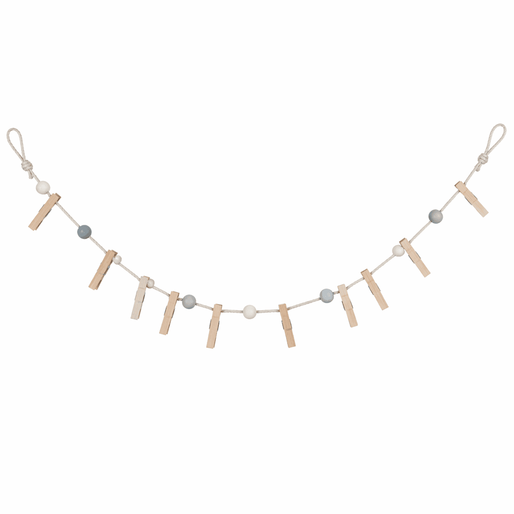 Photo Clip Garland — blank home photo display product